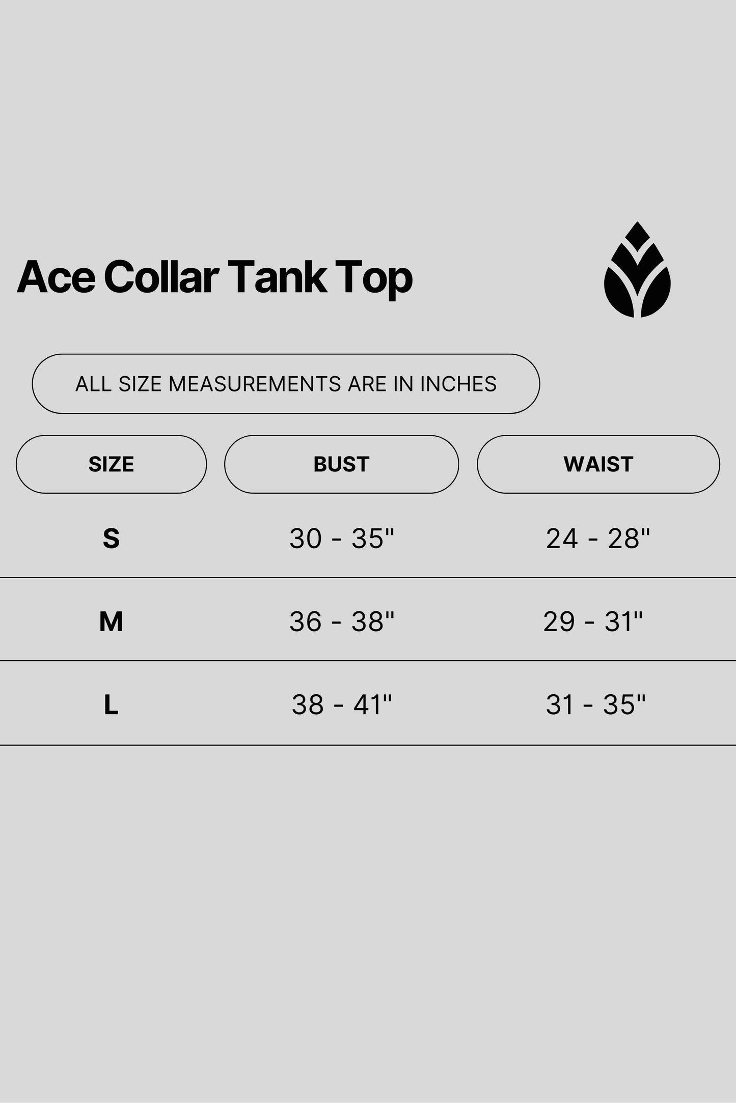Ace Collar Tank Top - Black