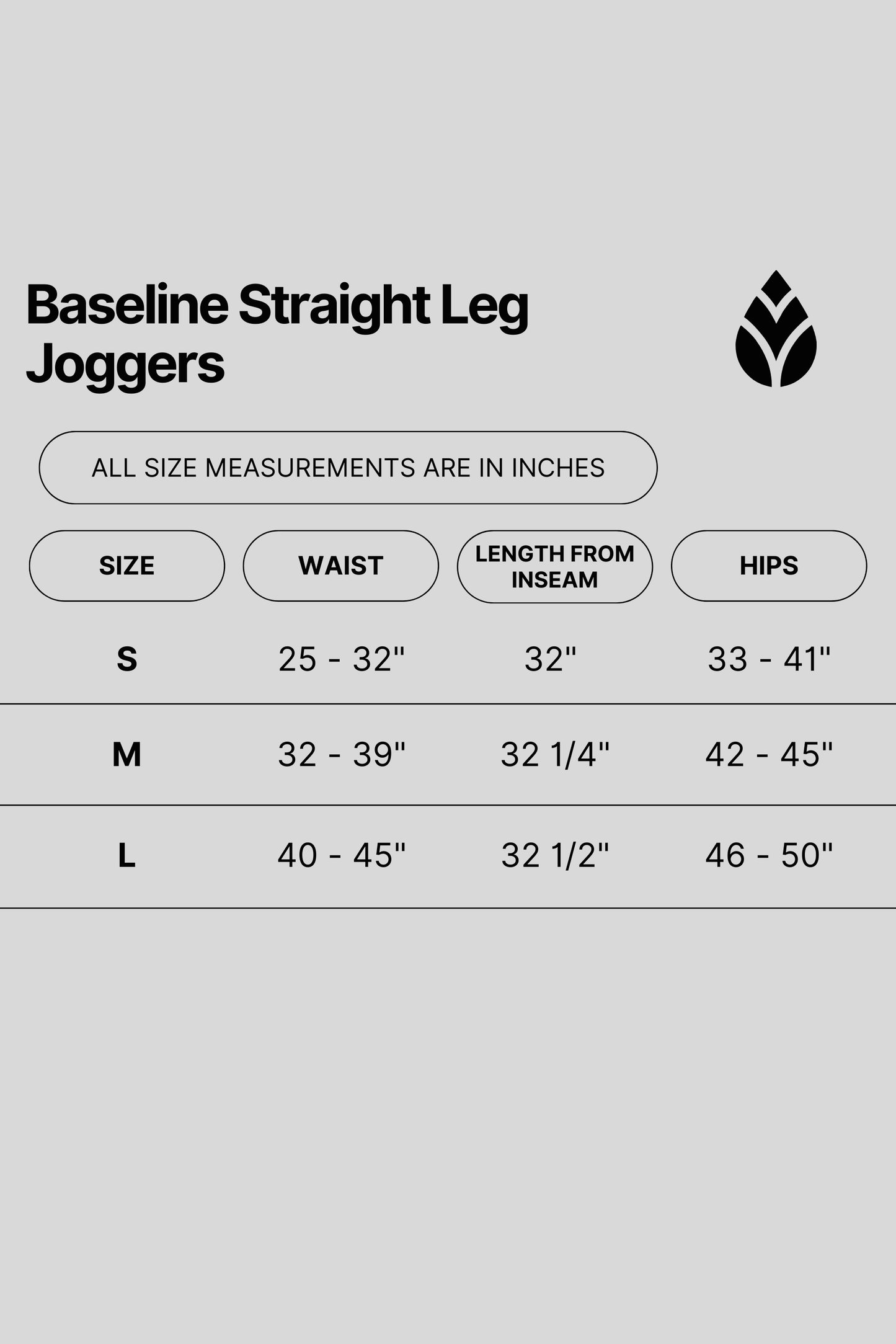 Baseline Straight Leg Joggers - Heather Grey