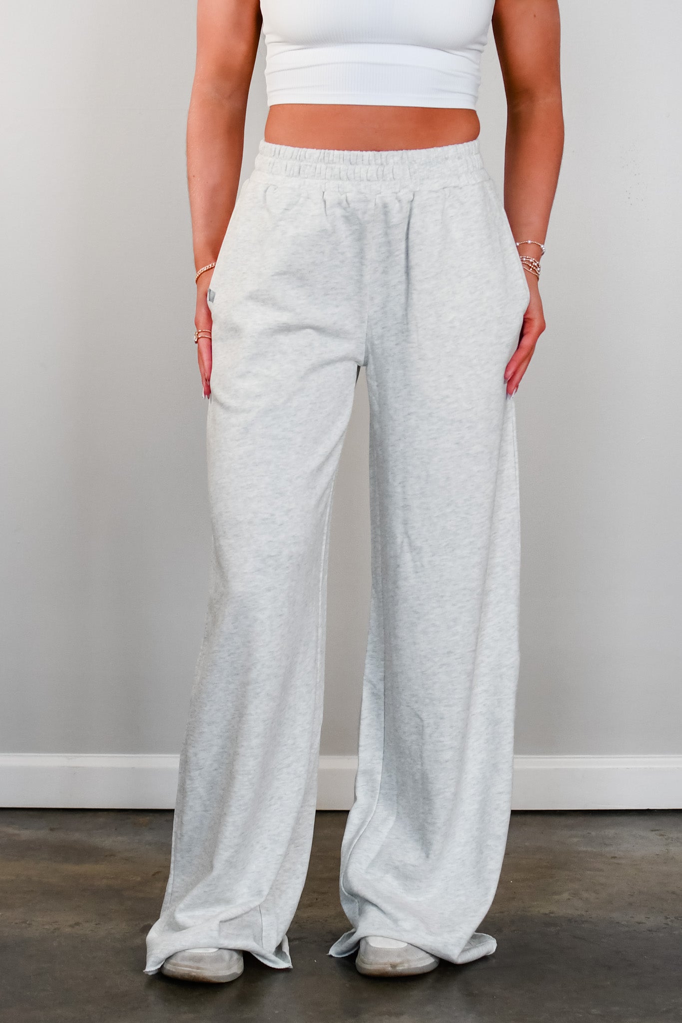 Baseline Straight Leg Joggers - Heather Grey