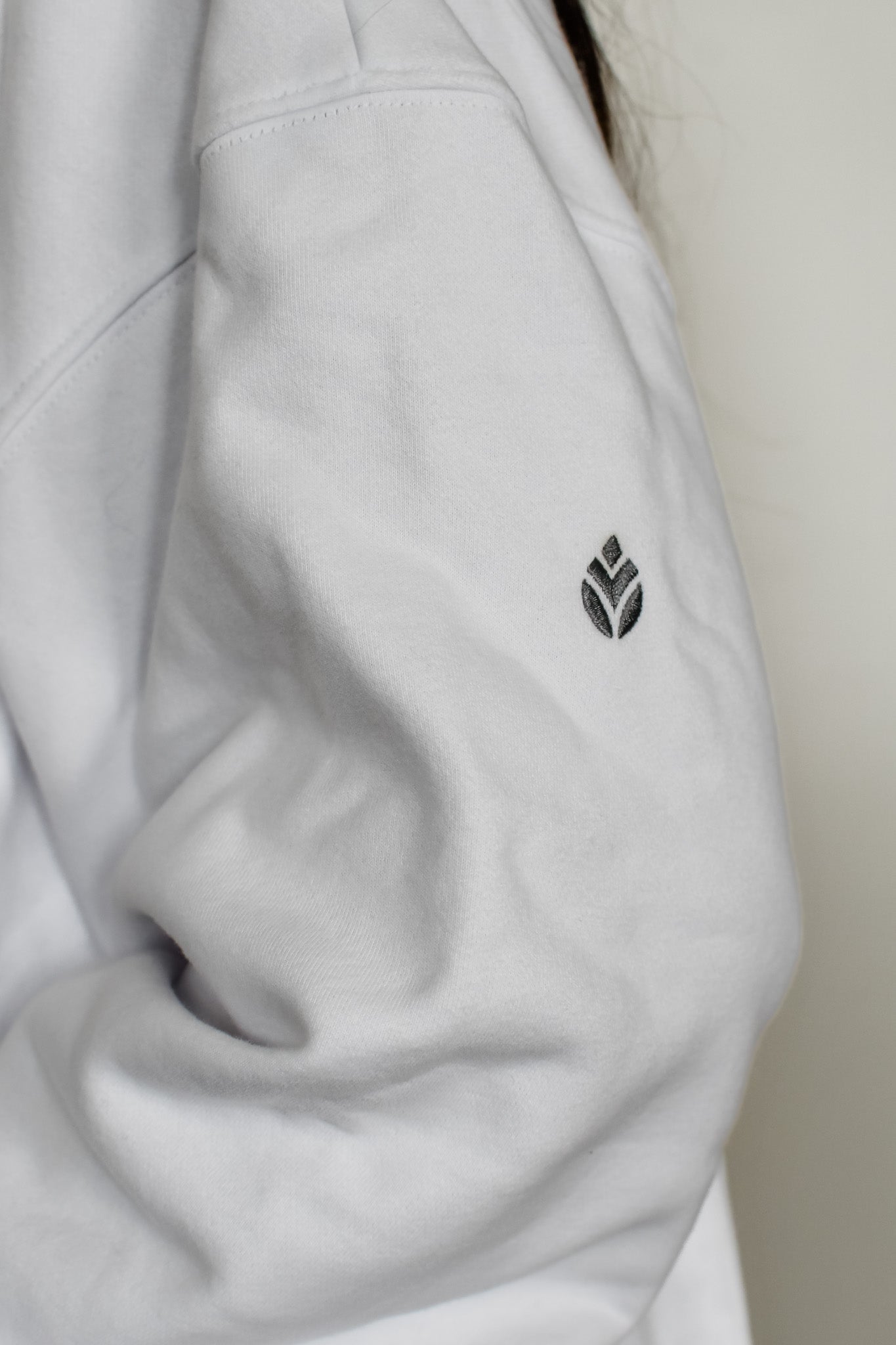 Baseline Embroidered Sweatshirt - White