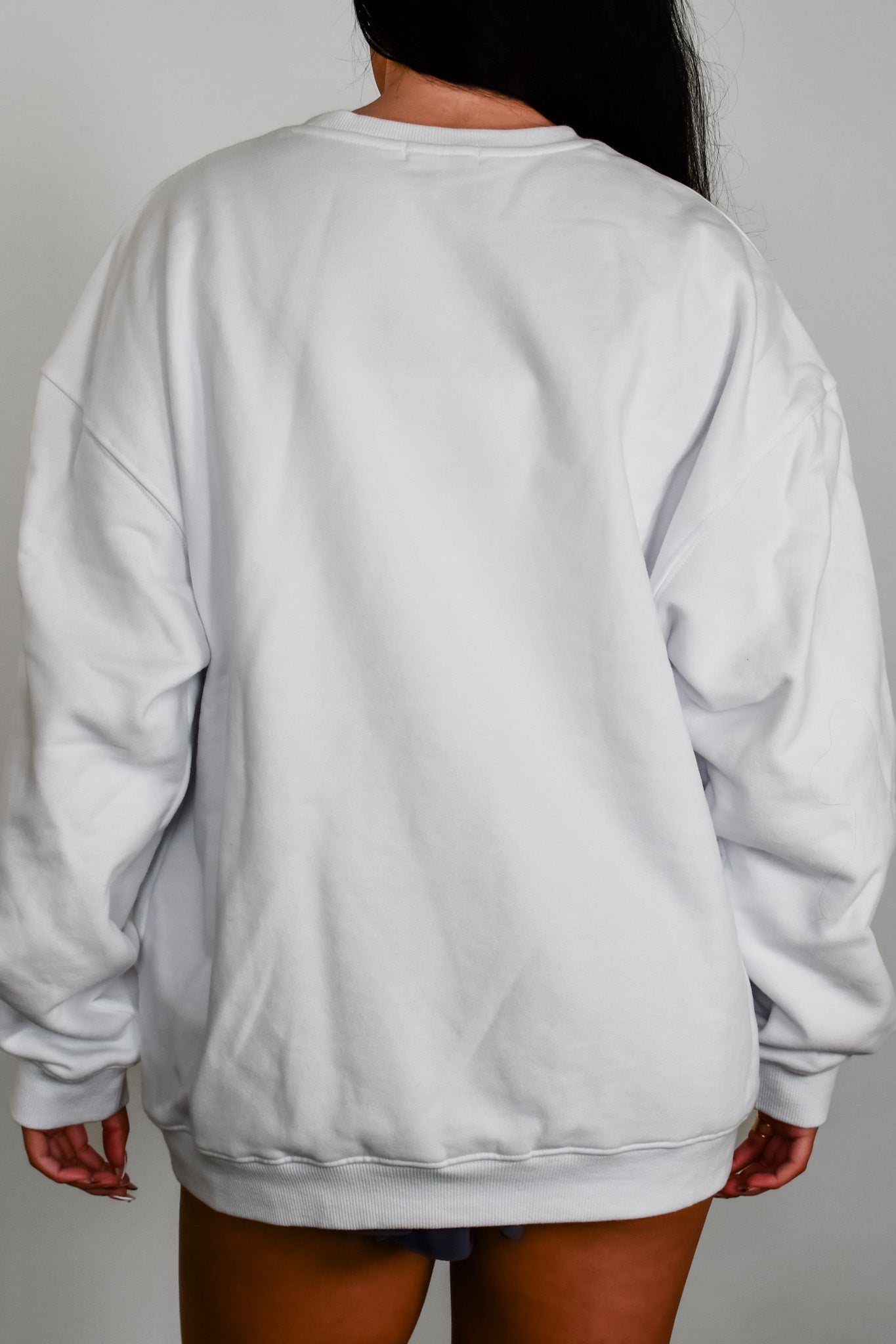 Baseline Embroidered Sweatshirt - White