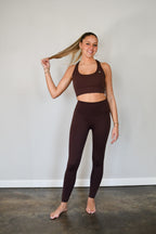 Pure Move Classic Leggings - Espresso