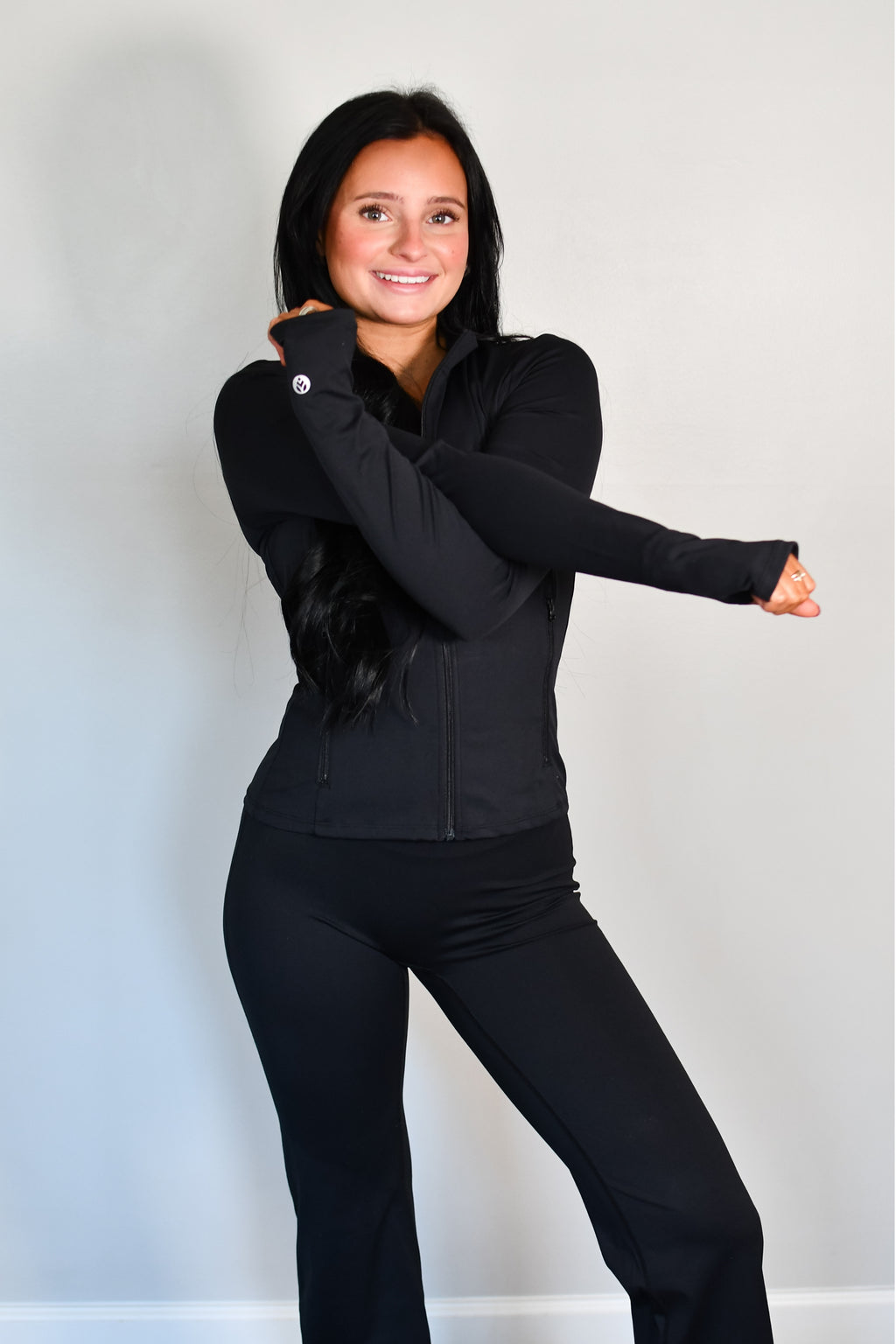 The Core Zip Up Jacket - Black