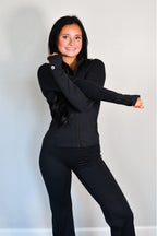 The Core Zip Up Jacket - Black