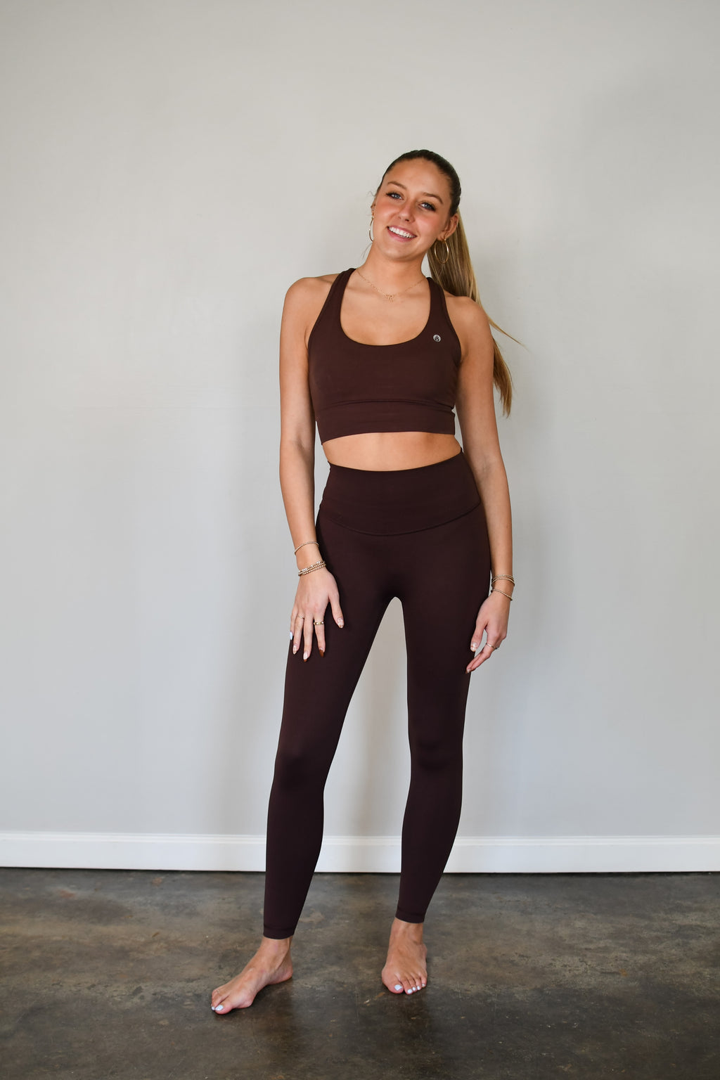 Pure Move Racerback Tank - Espresso