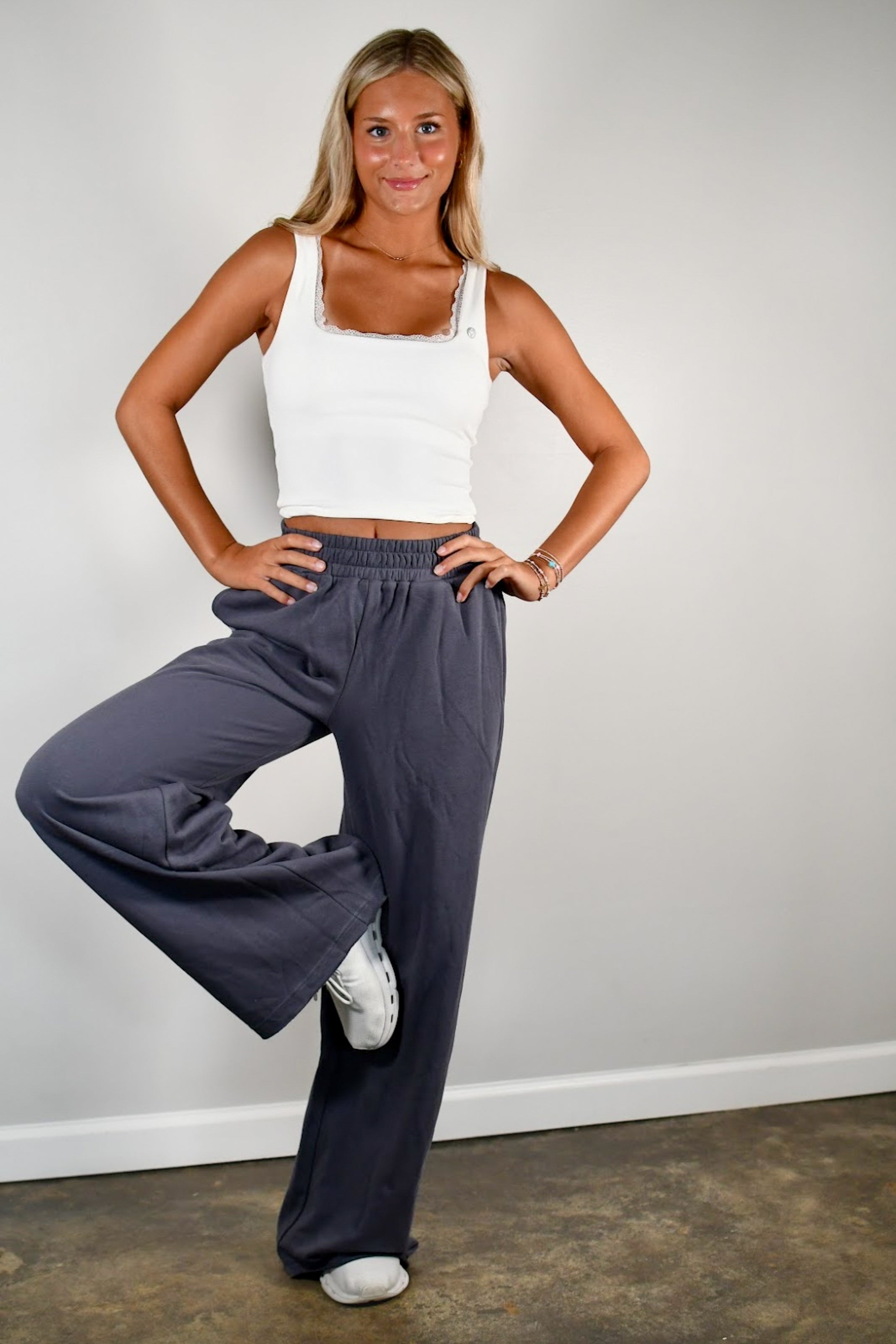 Baseline Straight Leg Joggers - Charcoal