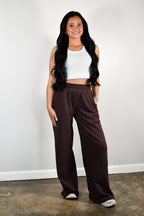 Baseline Straight Leg Joggers - Chocolate