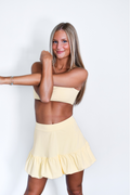 Court Crush Bubble Skort - Butter Yellow