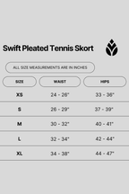 Swift Pleated Tennis Skort - Baby Blue