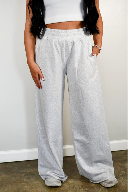 Baseline Straight Leg Joggers - Heather Grey