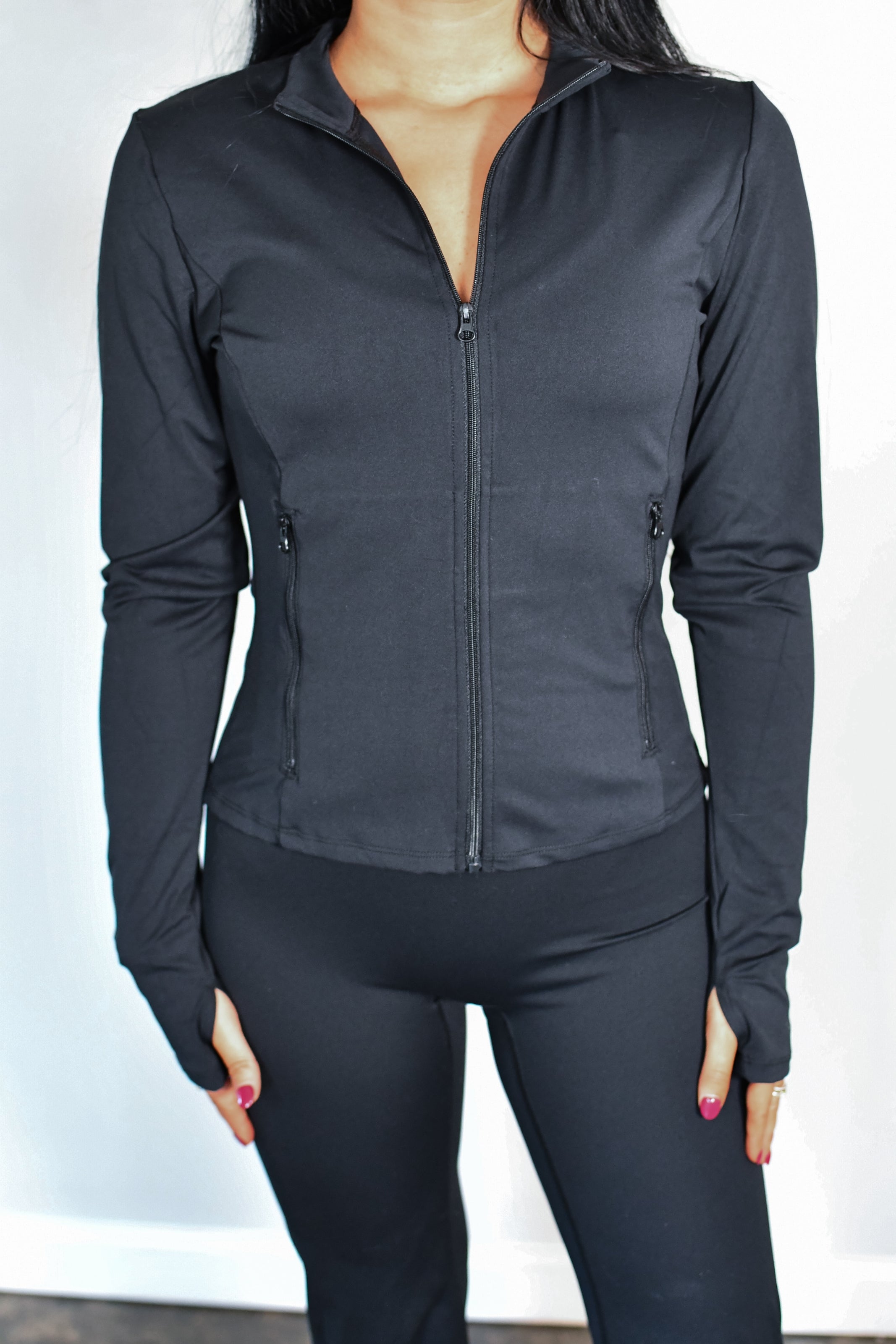 The Core Zip Up Jacket - Black