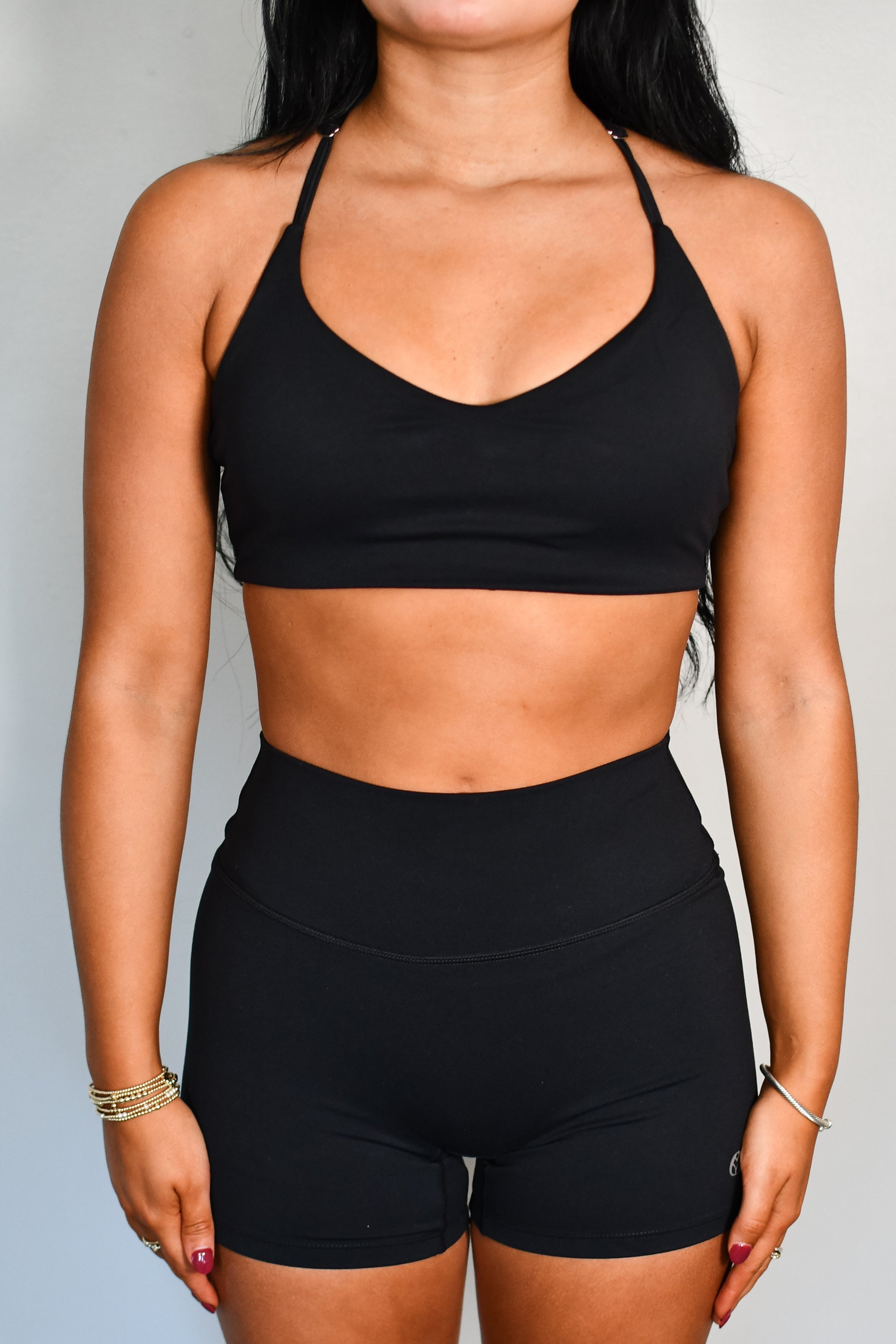 The Core Racerback Bra - Black