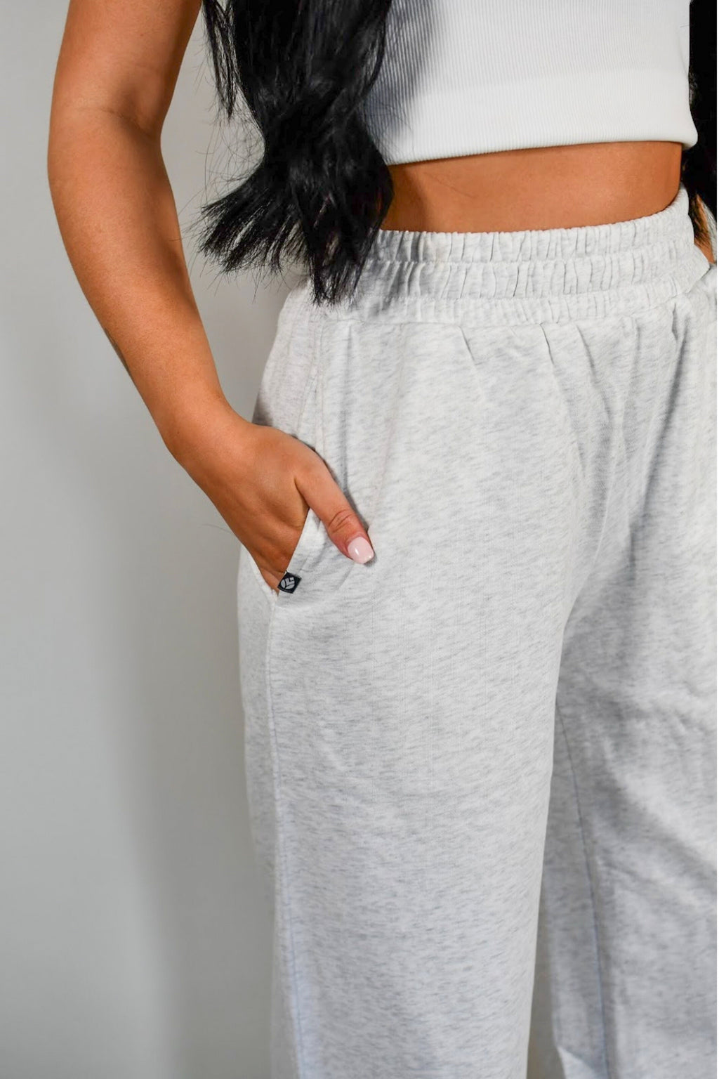 Baseline Straight Leg Joggers - Heather Grey