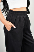 Baseline Straight Leg Joggers - Black