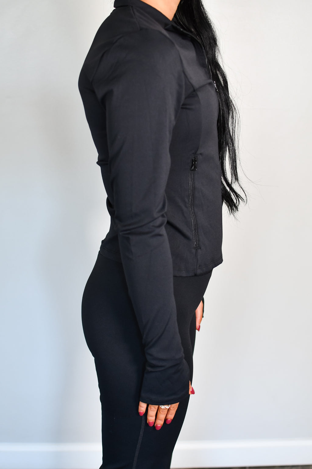 The Core Zip Up Jacket - Black