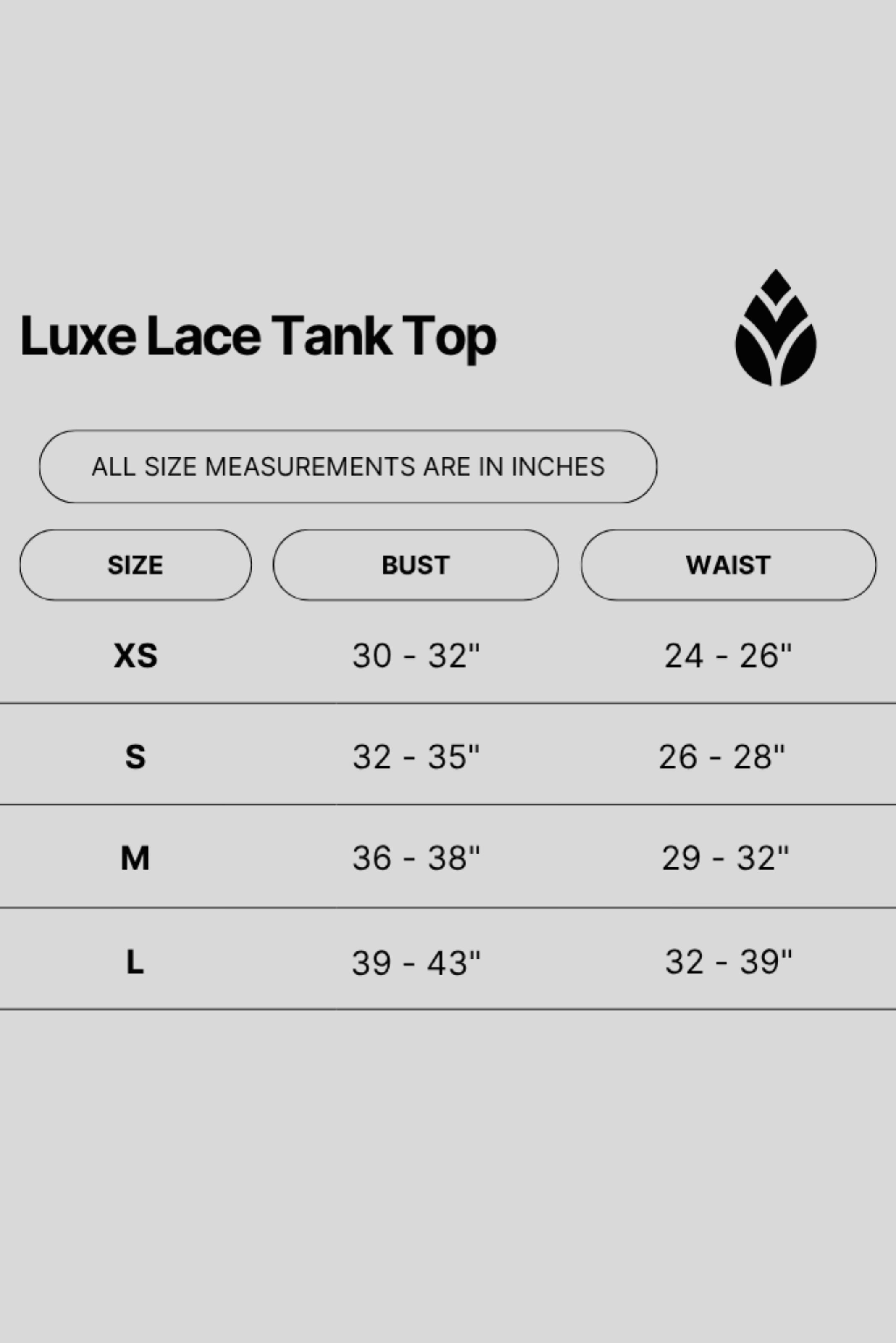 Luxe Lace Tank - Black