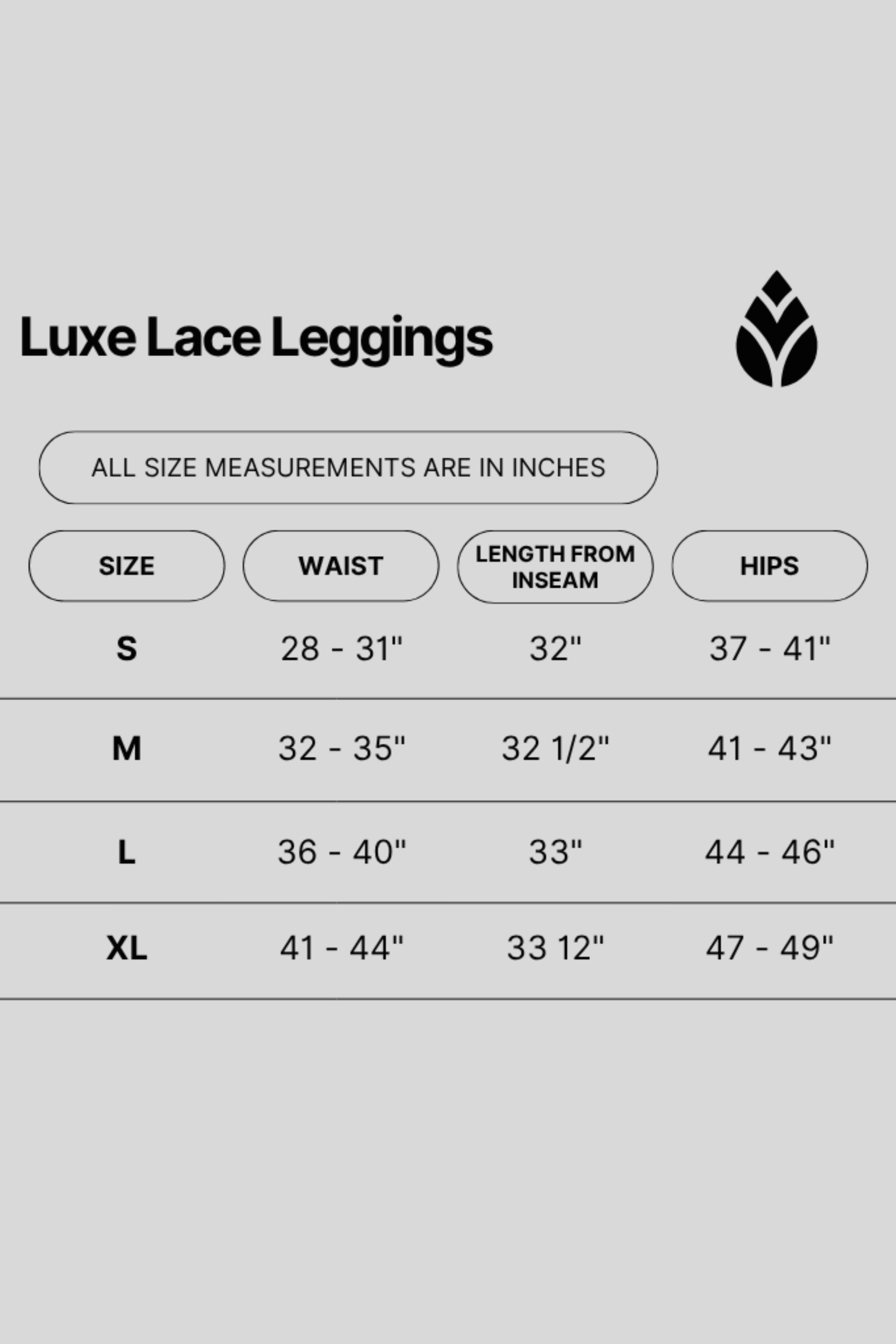 Luxe Lace Flare Leggings - Black