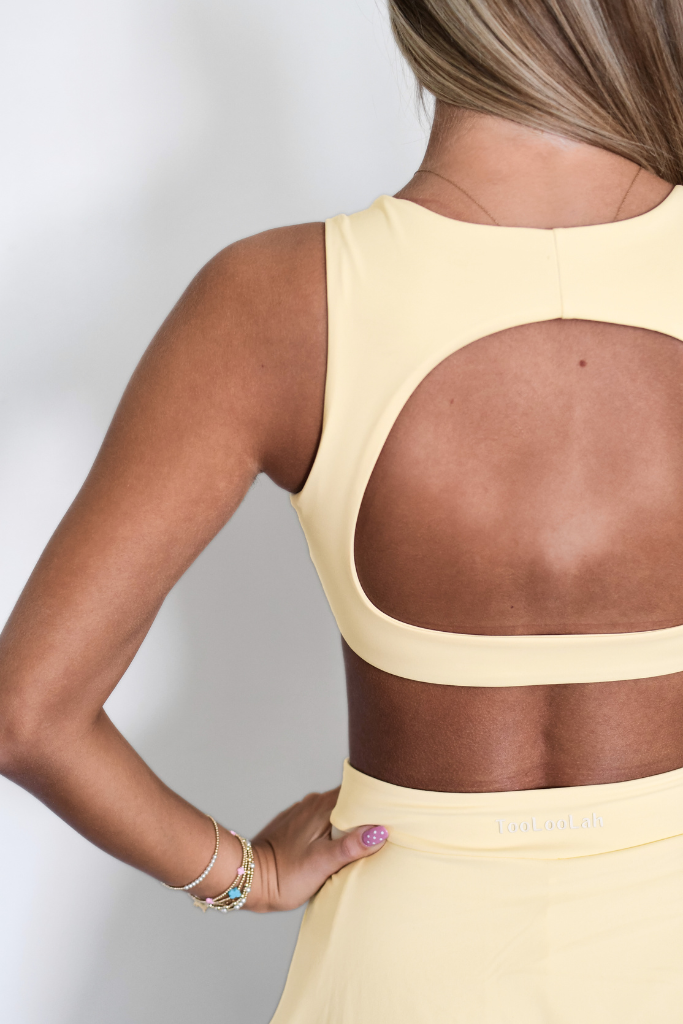 Court Crush Open Bra - Butter Yellow