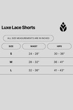 Luxe Lace Shorts - Black