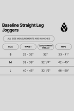 Baseline Straight Leg Joggers - Heather Grey