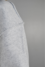 Georgia Mock Neck Sweatshirt - Heather Grey