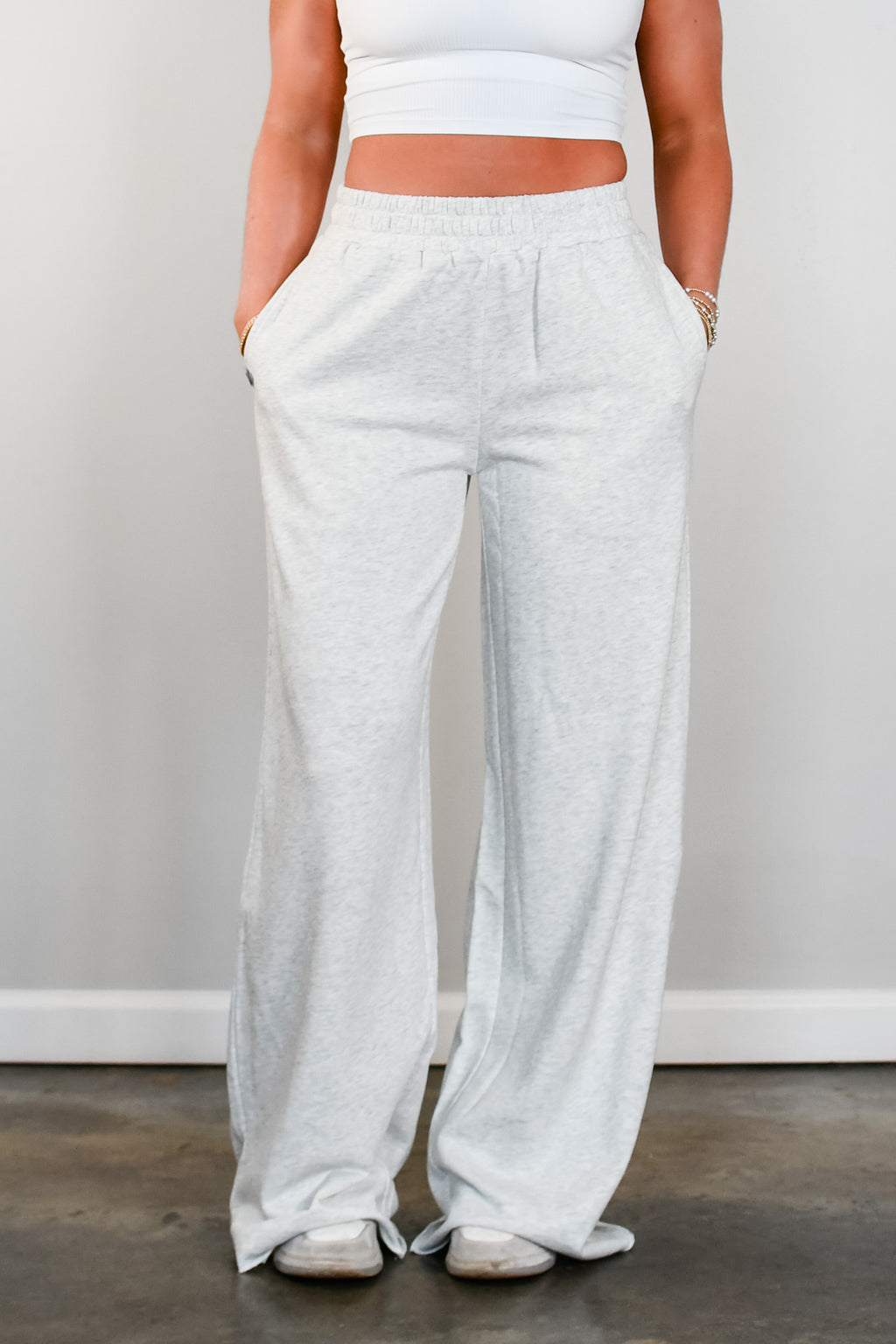Baseline Straight Leg Joggers - Heather Grey