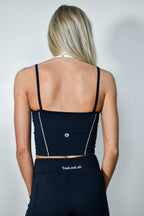 Outline Contrast Tank - Black/White
