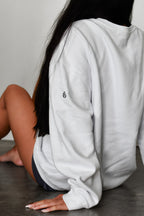 Baseline Embroidered Sweatshirt - White