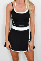 Outline Contrast Tank - Black/White