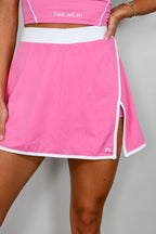 Outline Contrast Skort - Barbie Pink/White