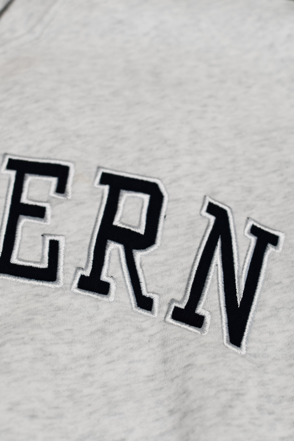 Classic Southern Mock Neck Sweatshirt - Heather Grey