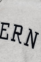 Classic Southern Mock Neck Sweatshirt - Heather Grey
