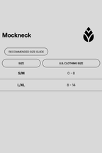 mockneck size chart